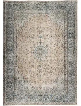 Beige  Pakistan Persian Vintage Carpet  372 x 267 cm