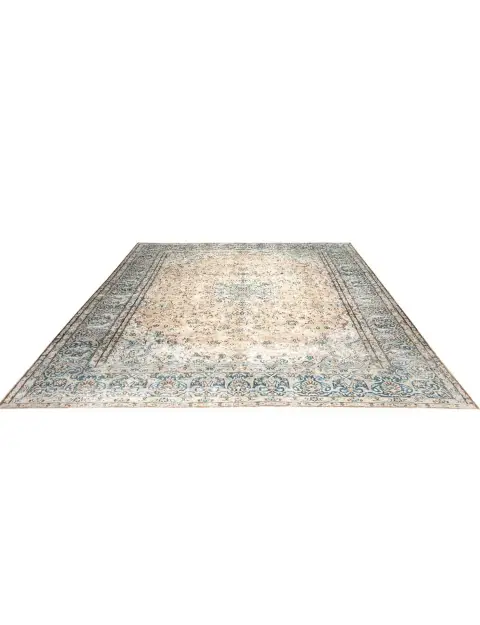 Beige Pakistan Alfombra persa vintage  372 x 267 cm