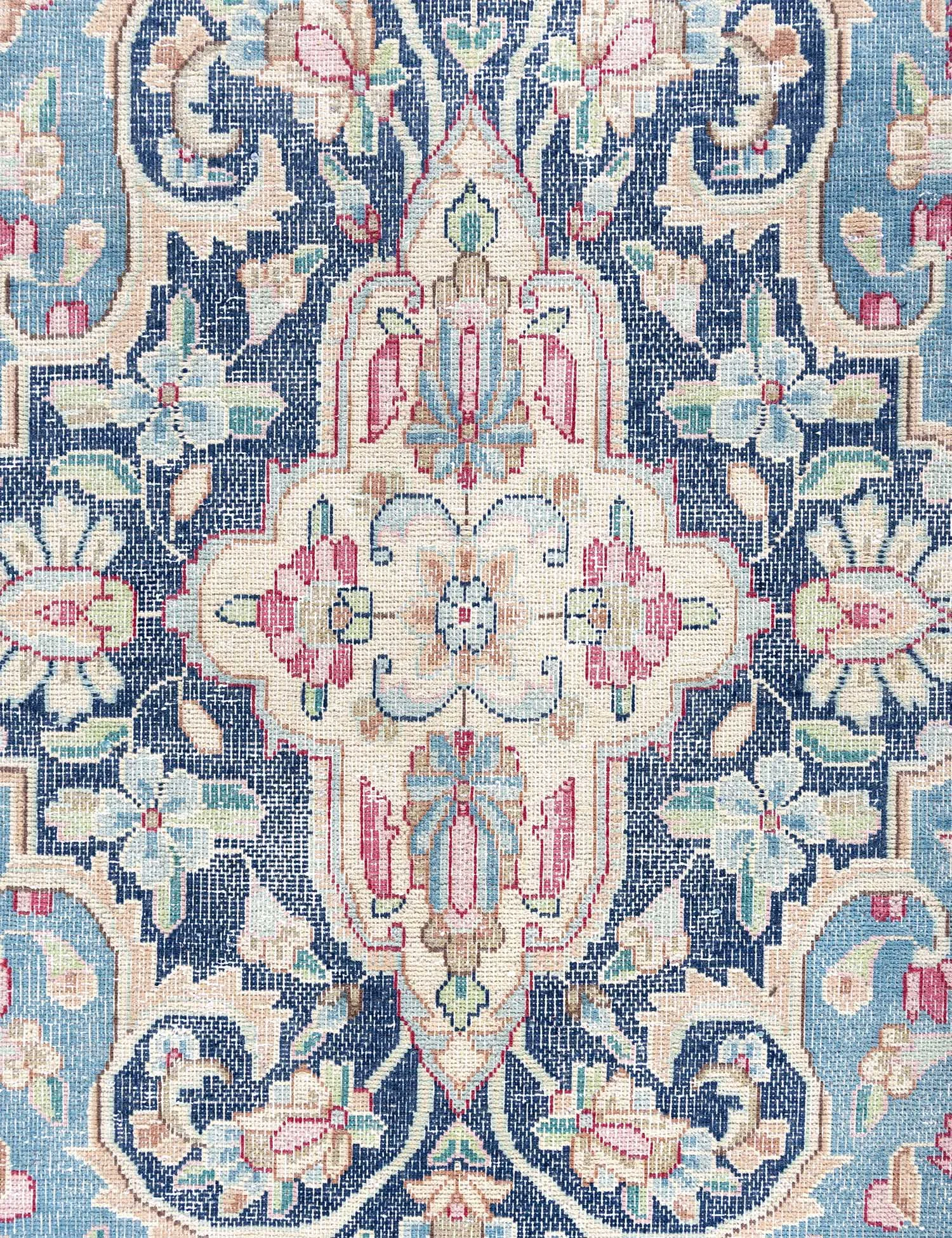 Blu text_origin_4 Tappeto vintage persiano  402 x 293 cm - Tappeto unico fatto a mano