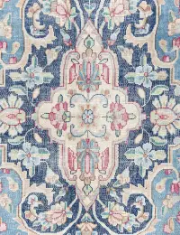 Blu text_origin_4 Tappeto vintage persiano  402 x 293 cm