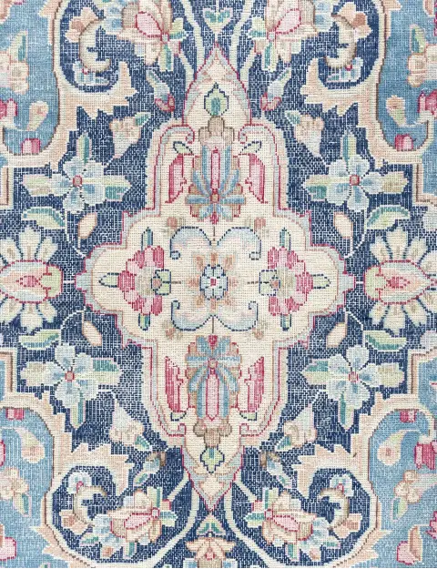 Blu Pakistan Tappeto vintage persiano  402 x 293 cm