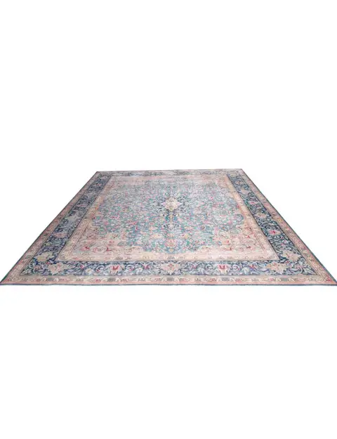Blu Pakistan Tappeto vintage persiano  402 x 293 cm