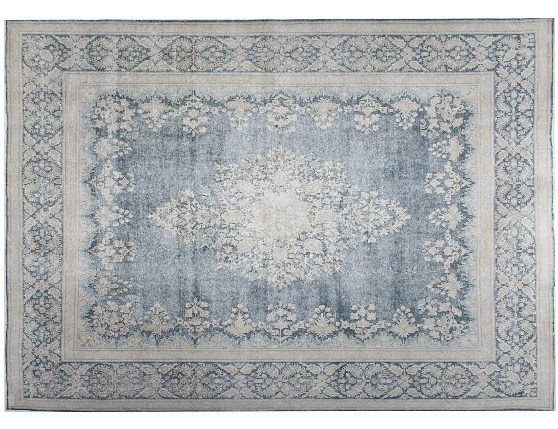 Azul text_origin_4 Alfombra persa vintage  387 x 297 cm