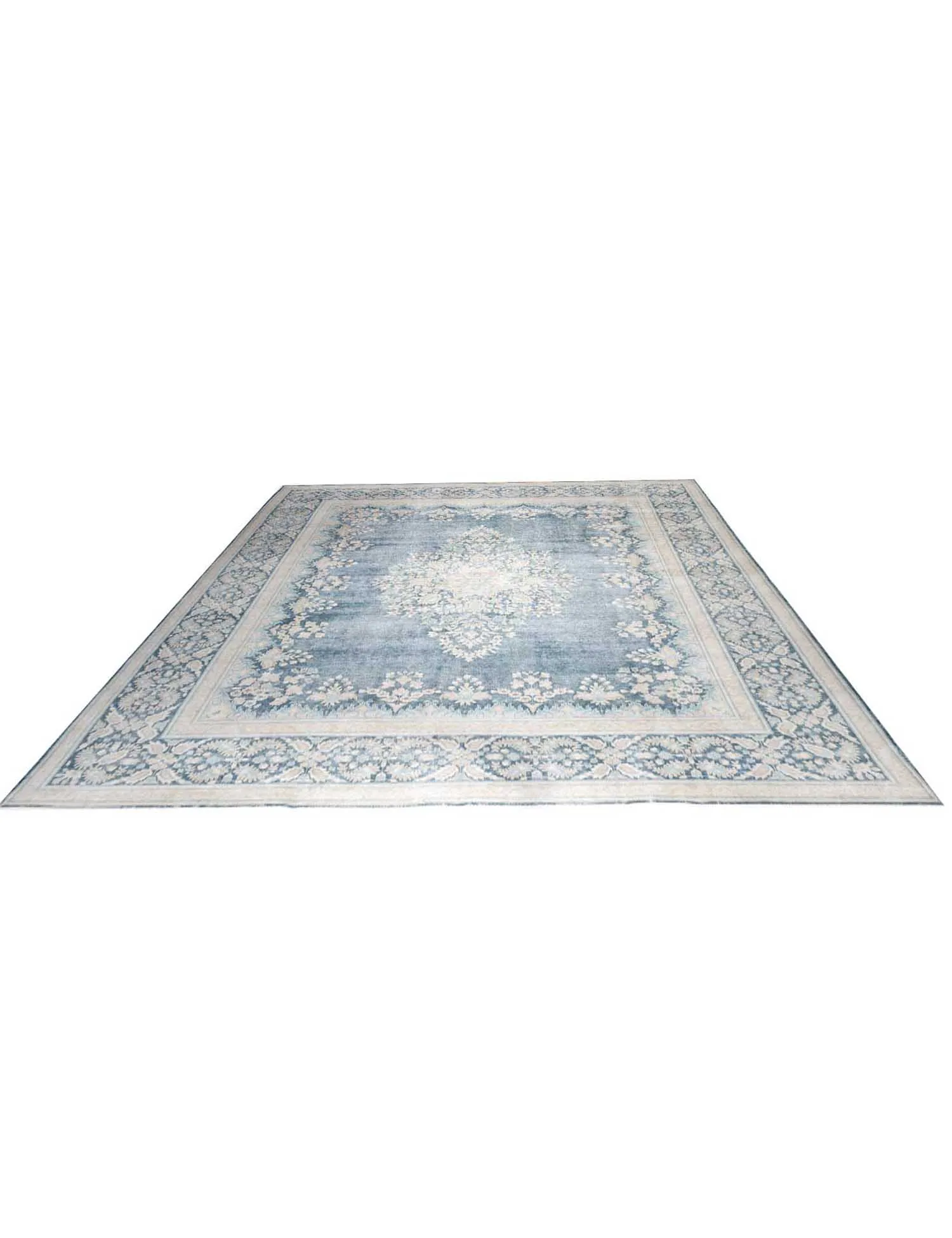 Azul text_origin_4 Alfombra persa vintage  387 x 297 cm - Alfombra única hecha a mano