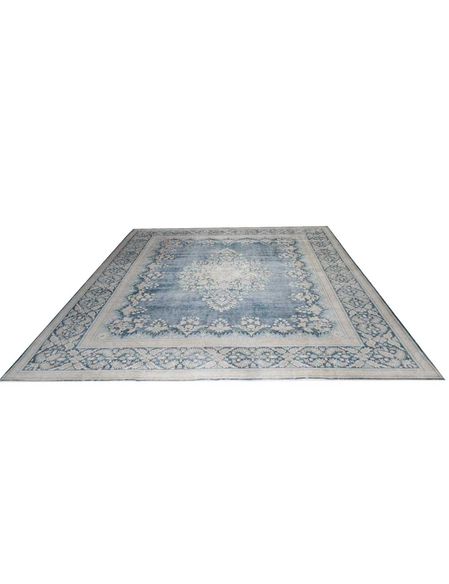 Azul text_origin_4 Alfombra persa vintage  387 x 297 cm - Alfombra única hecha a mano