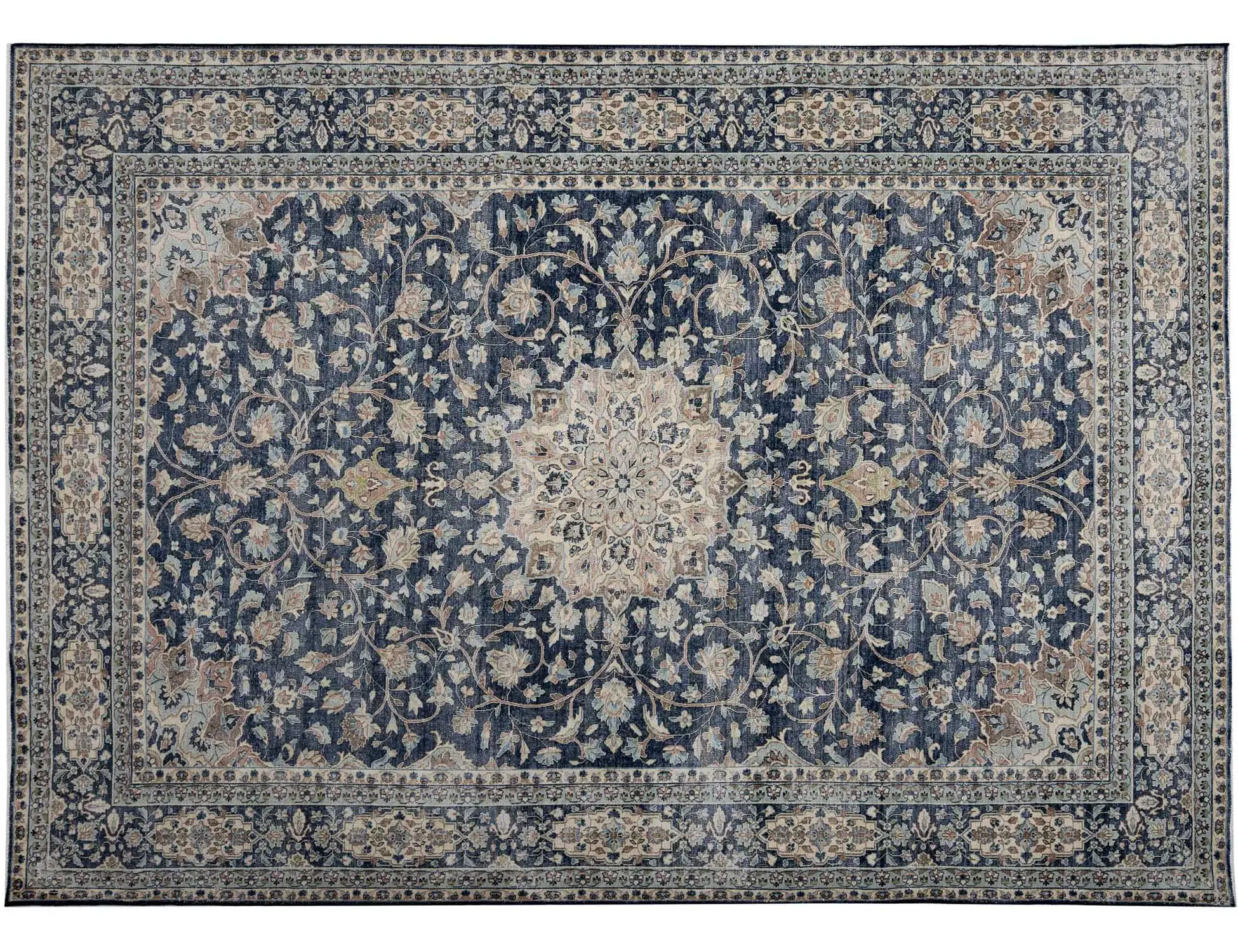Blue Persia Persian Vintage Carpet  317 x 203 cm