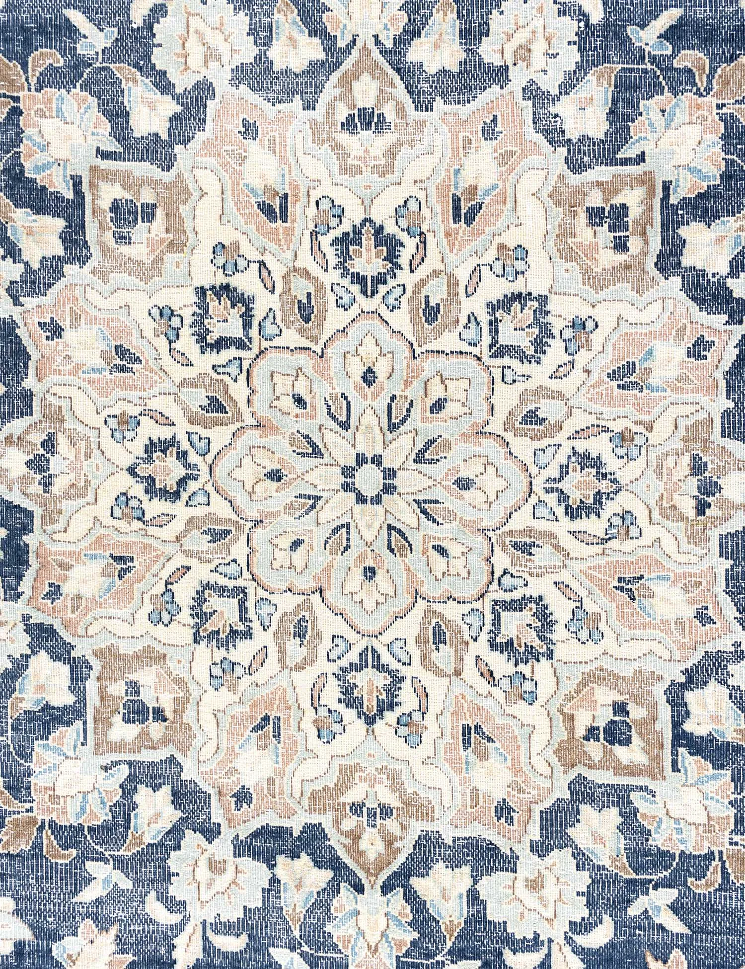 Blue Persia Persian Vintage Carpet  317 x 203 cm - Unique Handmade Carpet
