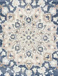 Blue Persia Persian Vintage Carpet  317 x 203 cm