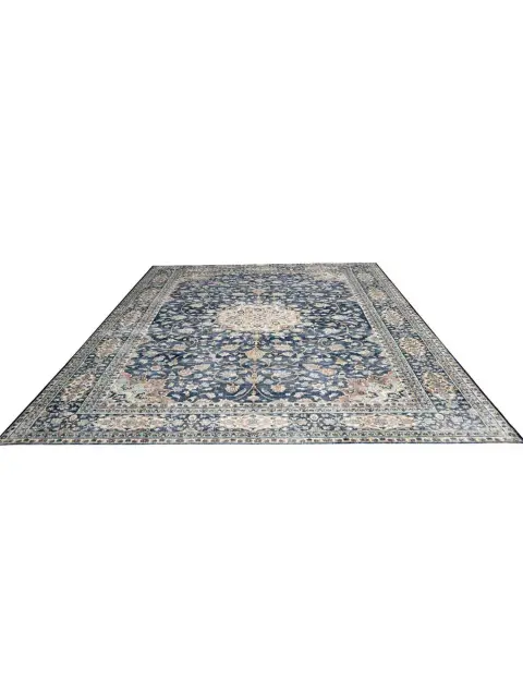 Azul Persia Alfombra persa vintage  317 x 203 cm