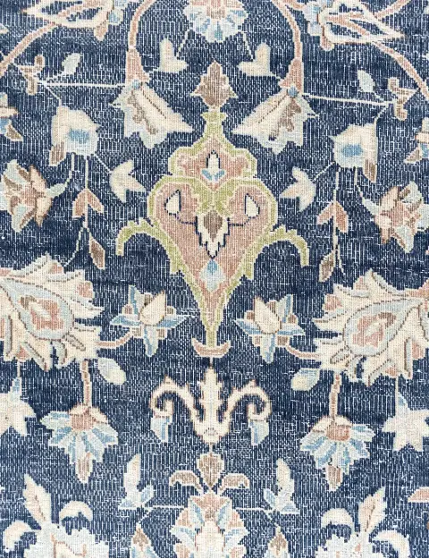 Azul Persia Alfombra persa vintage  317 x 203 cm