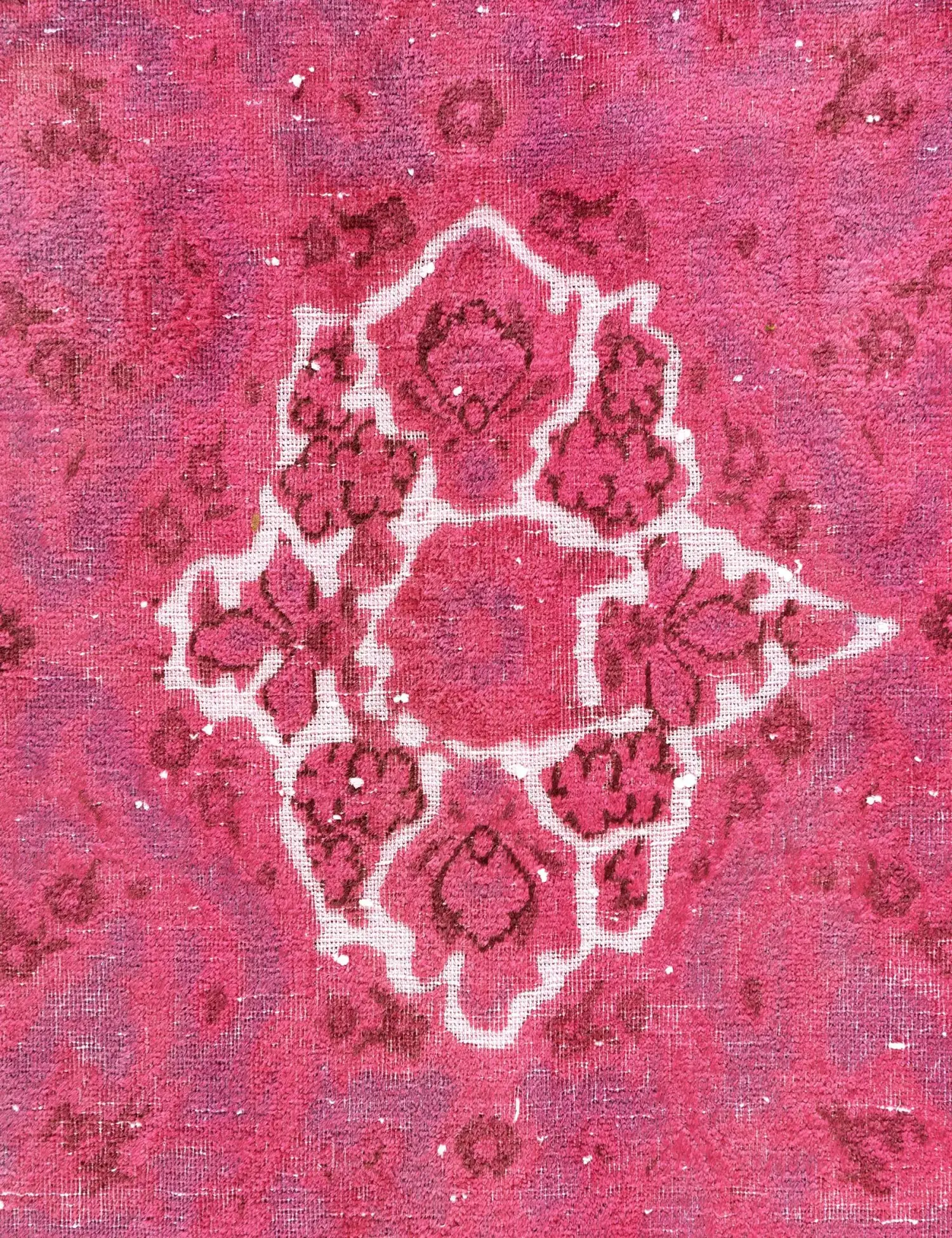Rot Persien Persischer Vintage Teppich 390 x 210 cm - Einzigartiger handgefertigter Teppich