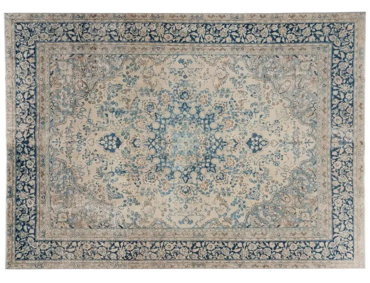 Beige persia Persisk vintage teppe 380 x 280 cm