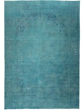Turkoise  Persia Persian Vintage Carpet  376 x 275 cm