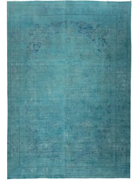 Turkos Persien Persisk vintage matta  376 x 275 cm