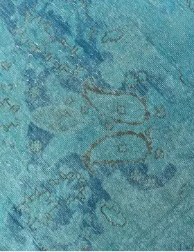 Turkoise  Persia Persian Vintage Carpet  376 x 275 cm
