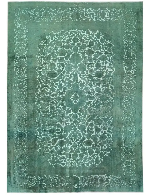 Grön Persien Persisk vintage matta  310 x 200 cm