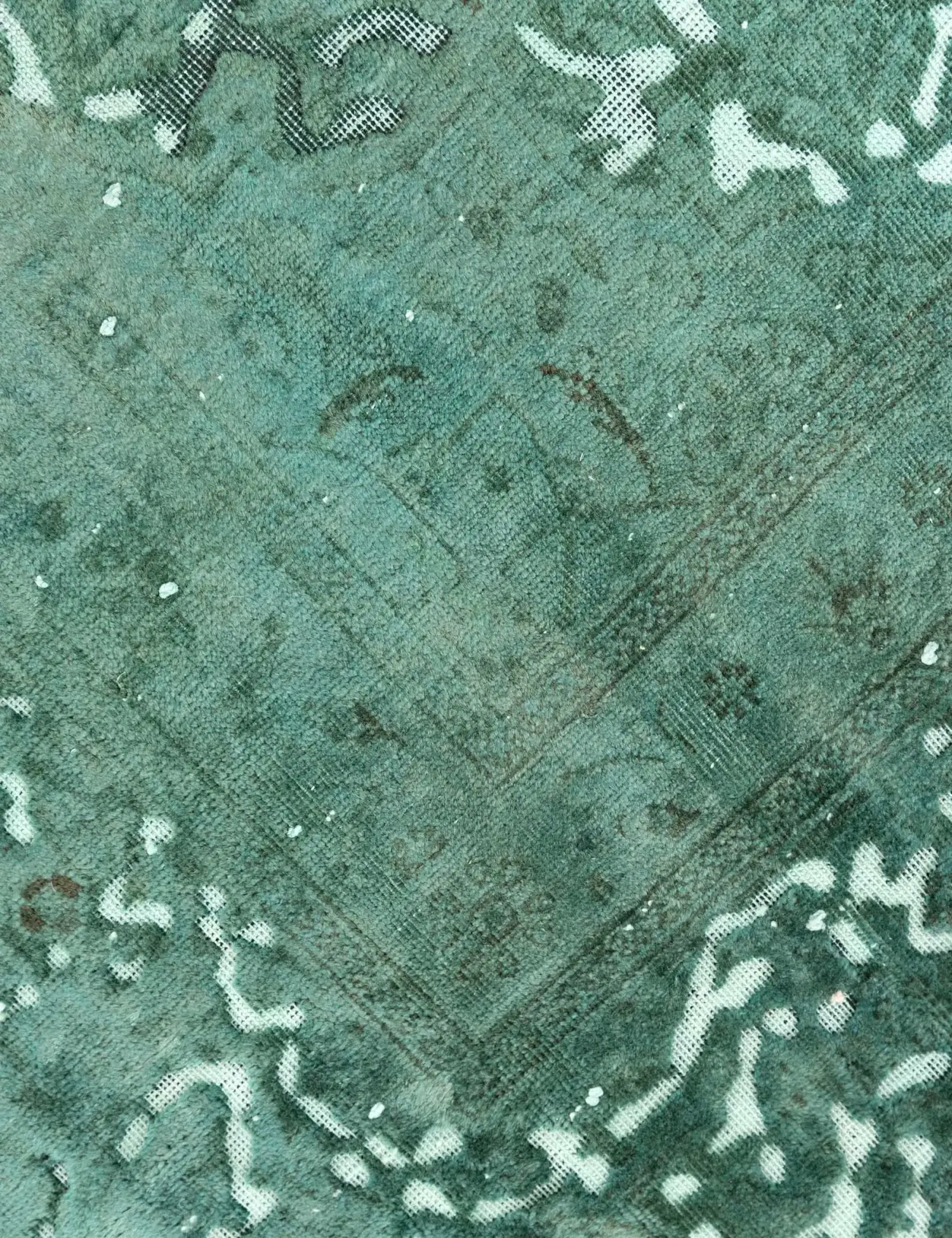 Grün Persien Persischer Vintage Teppich 310 x 200 cm - Einzigartiger handgefertigter Teppich