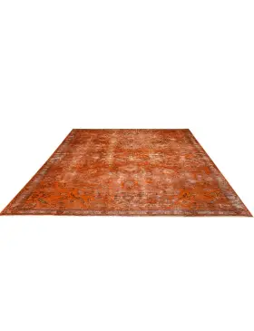 Orange Persien Persischer Vintage Teppich  320 x 227 cm