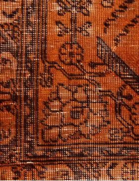 Orange Persien Persischer Vintage Teppich  320 x 227 cm