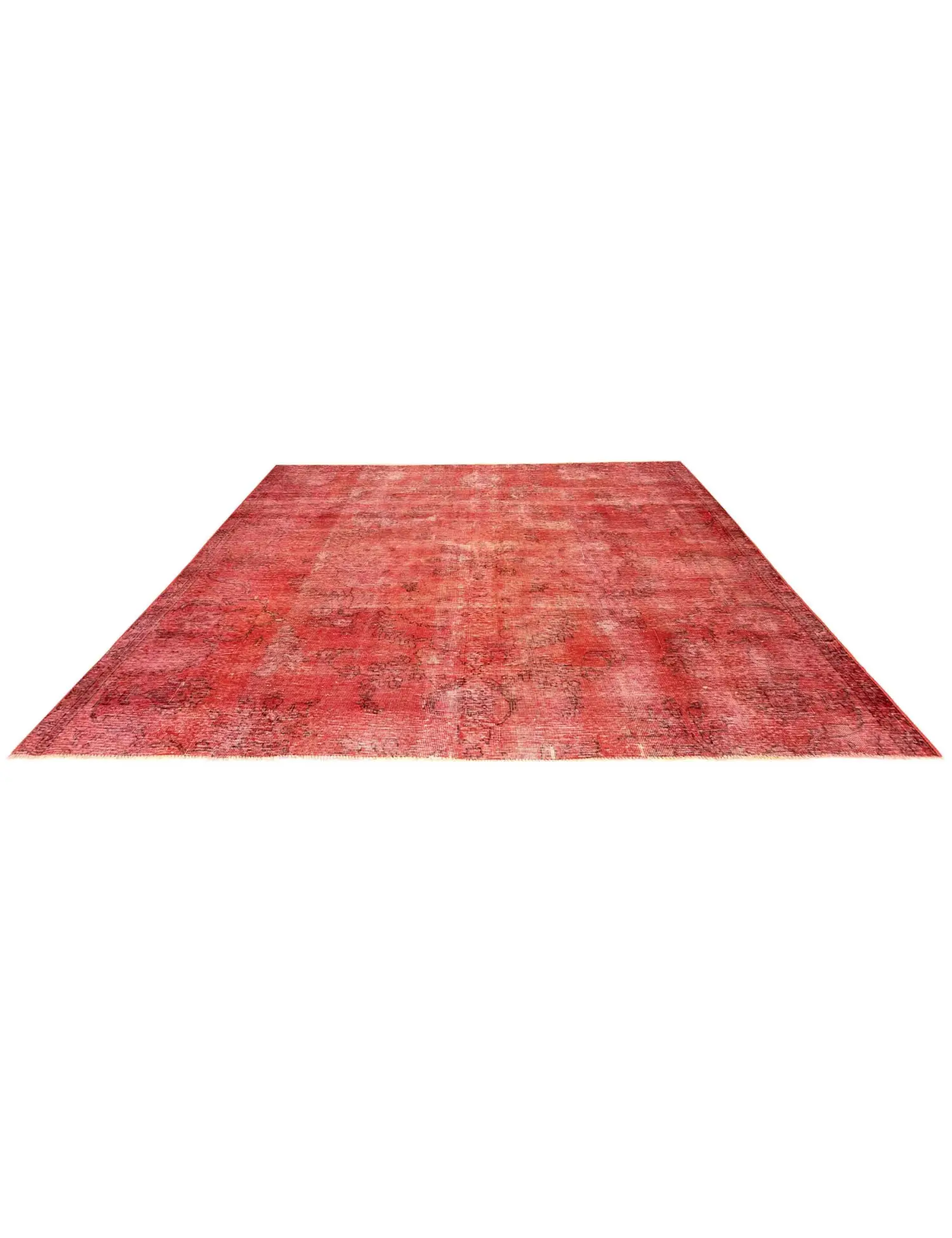 Orange Persia Persian Vintage Carpet 225 x 236 cm - Unique Handmade Carpet