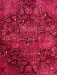 Purple Persia Persian Vintage Carpet 246 x 165 cm - view 4