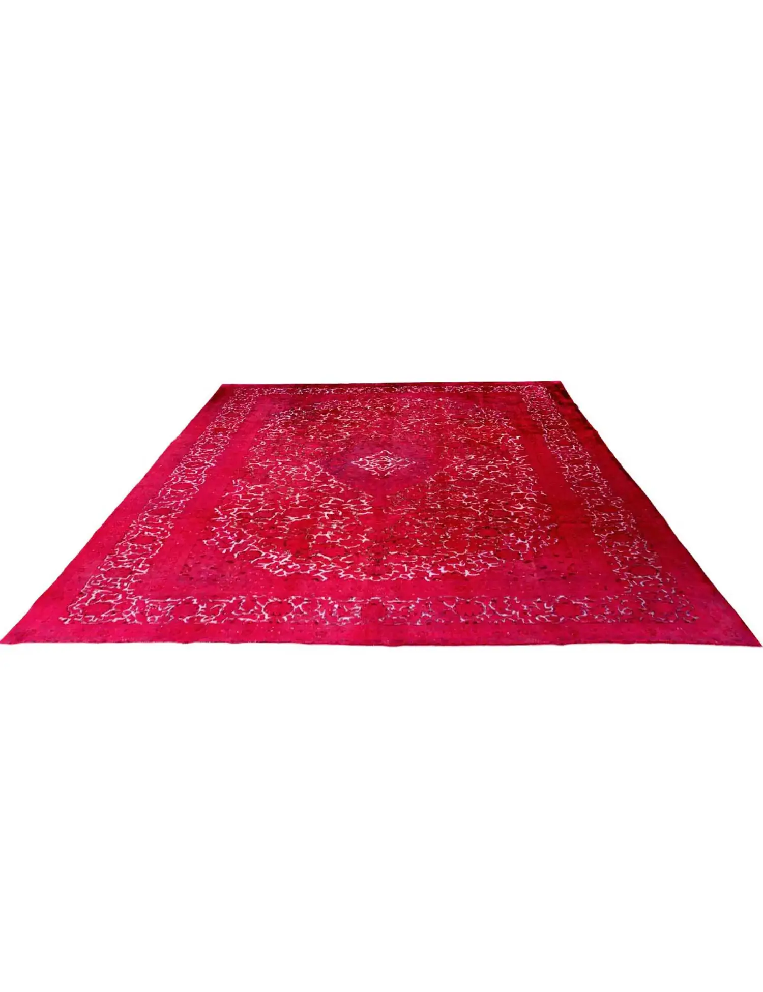 Púrpura Persa Alfombra persa vintage 367 x 270 cm - Alfombra única hecha a mano