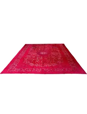 Purper Perzië Perzisch Vintage Tapijt  367 x 270 cm