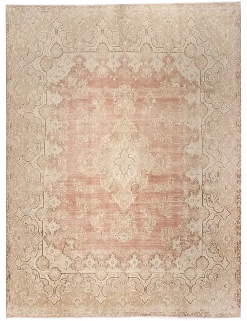 Beige Perzië Perzisch Vintage Tapijt  389 x 297 cm