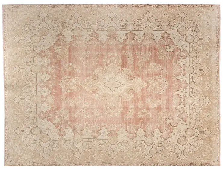 Beige Persia Persian Vintage Carpet 389 x 297 cm