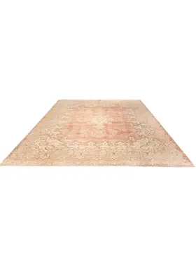 Beige Persien Persisk Vintagetæppe  389 x 297 cm