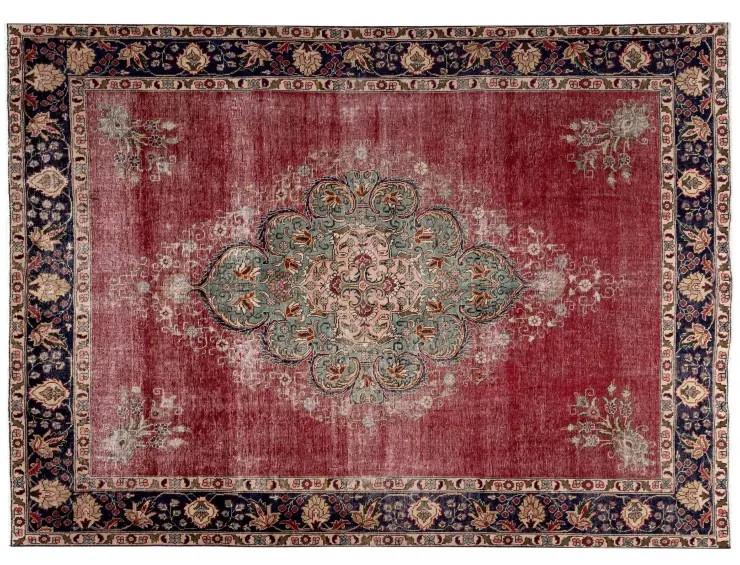 Multicolor Persa Alfombra persa vintage 344 x 247 cm