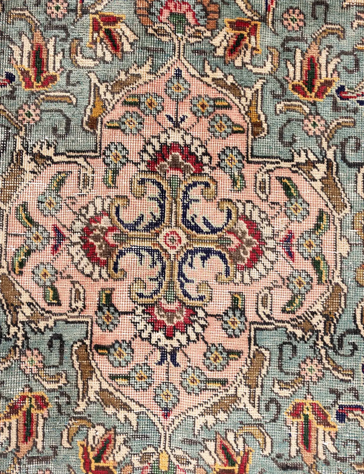 Flerfarge persia Persisk vintage teppe 344 x 247 cm - Unikt håndlaget teppe