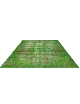 Green  Persia Persian Vintage Carpet  326 x 223 cm