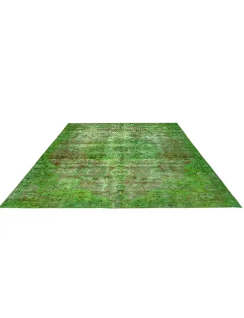 Grün Persien Persischer Vintage Teppich  326 x 223 cm