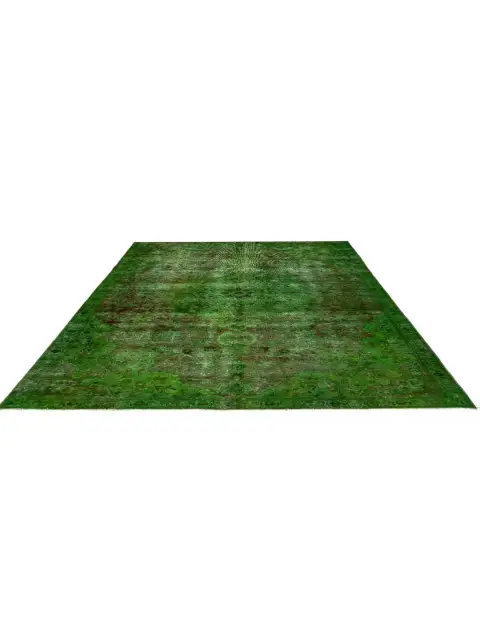 Grün Persien Persischer Vintage Teppich  326 x 223 cm