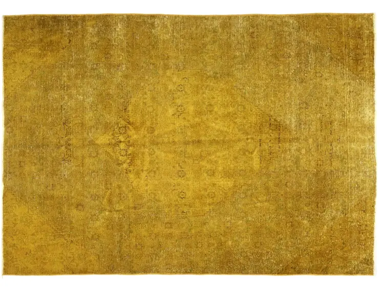 Amarillo Turquía Alfombra vintage  275 x 178 cm