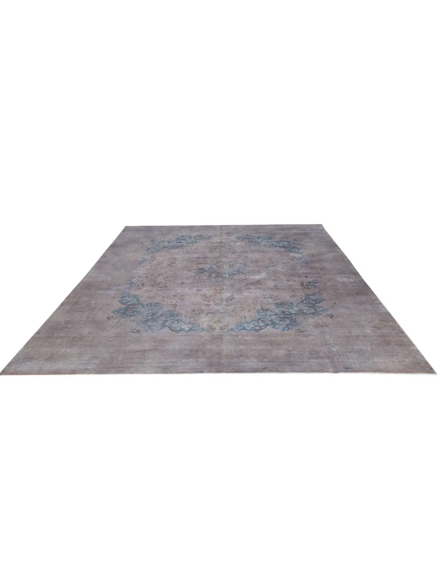 Gris Persa Alfombra persa vintage 370 x 277 cm - Alfombra única hecha a mano