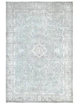 Blau Persien Persischer Vintage Teppich  293 x 197 cm