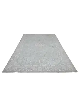 Blau Persien Persischer Vintage Teppich  293 x 197 cm