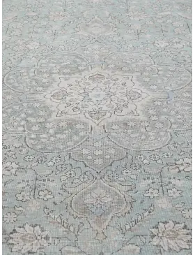 Blau Persien Persischer Vintage Teppich  293 x 197 cm