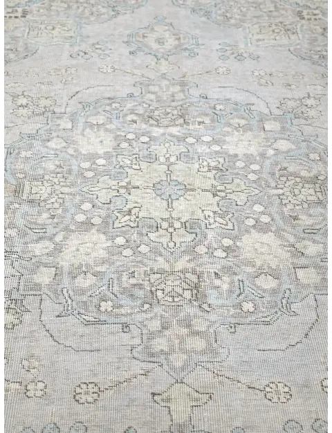 Blau Persien Persischer Vintage Teppich  303 x 203 cm