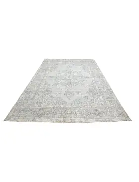 Bleu Persan Tapis Persan vintage  303 x 203 cm