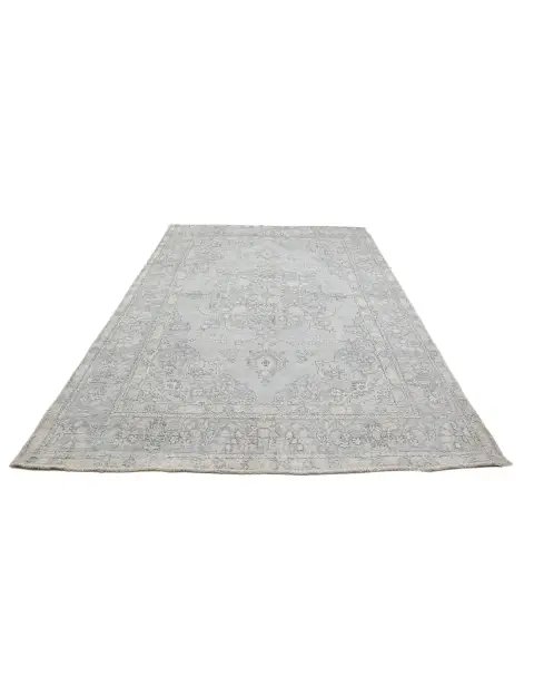 Blau Persien Persischer Vintage Teppich  303 x 203 cm