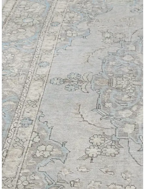 Blau Persien Persischer Vintage Teppich  303 x 203 cm