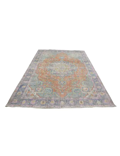 Braun Persien Persischer Vintage Teppich  290 x 199 cm