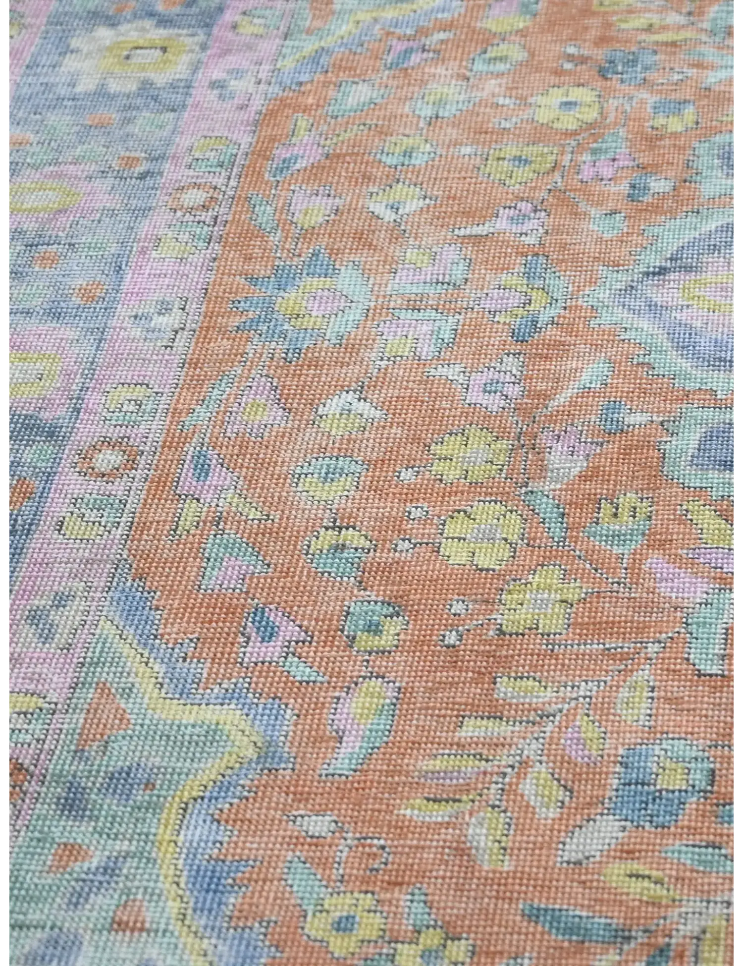 Braun Persien Persischer Vintage Teppich  290 x 199 cm - Einzigartiger handgefertigter Teppich