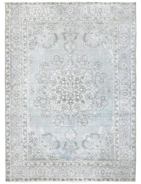 Blau Persien Persischer Vintage Teppich  279 x 204 cm