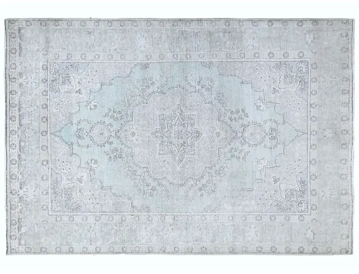 Bleu Persan Tapis Persan vintage  288 x 197 cm
