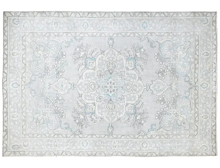 Grau Persien Persischer Vintage Teppich  292 x 198 cm