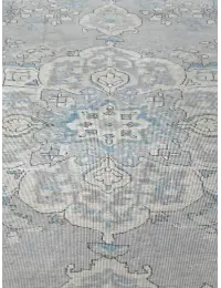 Grau Persien Persischer Vintage Teppich  292 x 198 cm